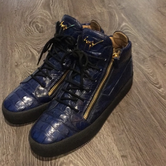 blue giuseppe sneakers